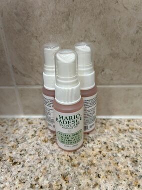 NWT Set of 3 Mario Badescu Facial Spray with Aloe, Herbs, Rosewater travel 1floz
